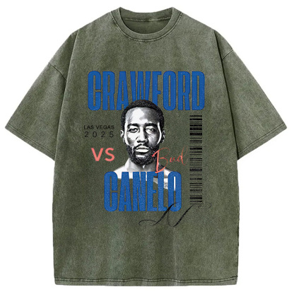Tokyocanvas Terence Crawford Boxer Washed T-Shirt