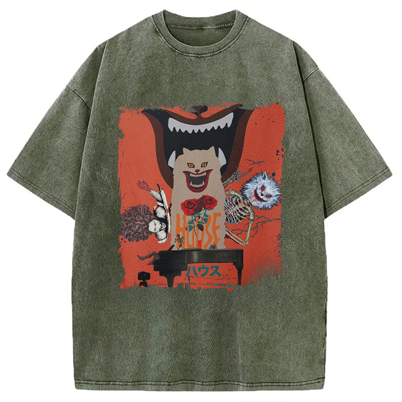 Tokyocanvas House Movie 1977 Washed T-Shirt