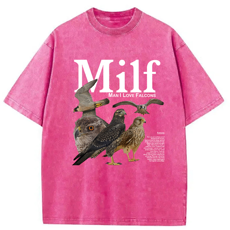 Tokyocanvas Man I Love Falcons Washed T-Shirt