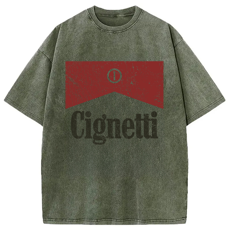 Tokyocanvas Vintage cignetti 90s Washed T-Shirt