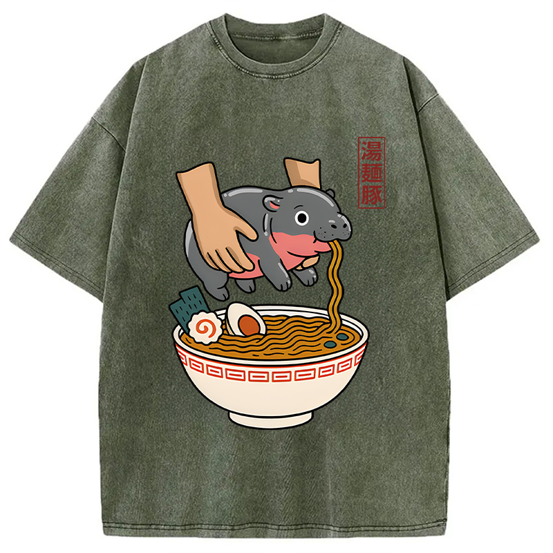Tokyocanvas Noodles Got Me Washed T-Shirt