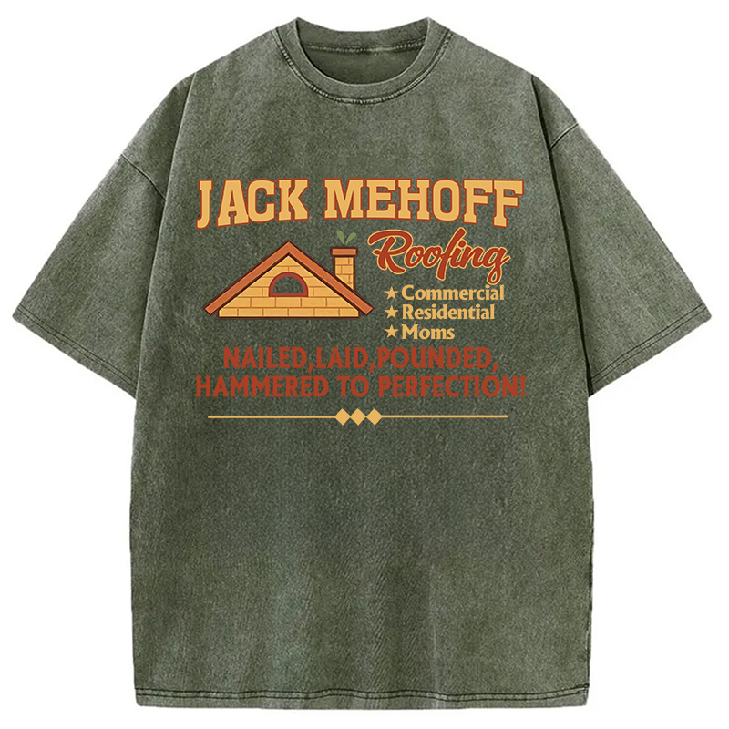 Tokyocanvas Jack Mehoff Roofing Washed T-Shirt