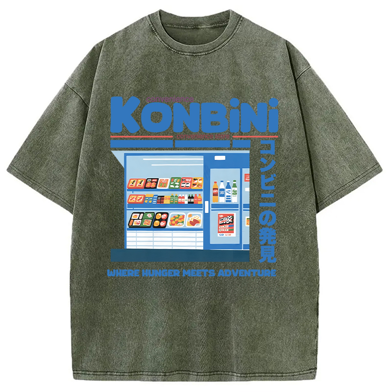Tokyocanvas Japan Convenience Store Washed T-Shirt
