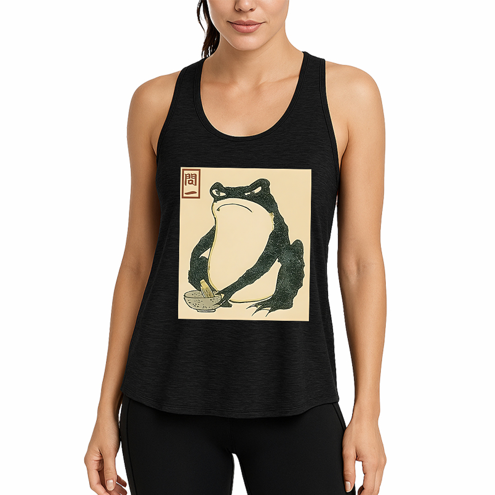 Tokyocanvas Matsumoto Hoji Japanese Frog Fitness Tank
