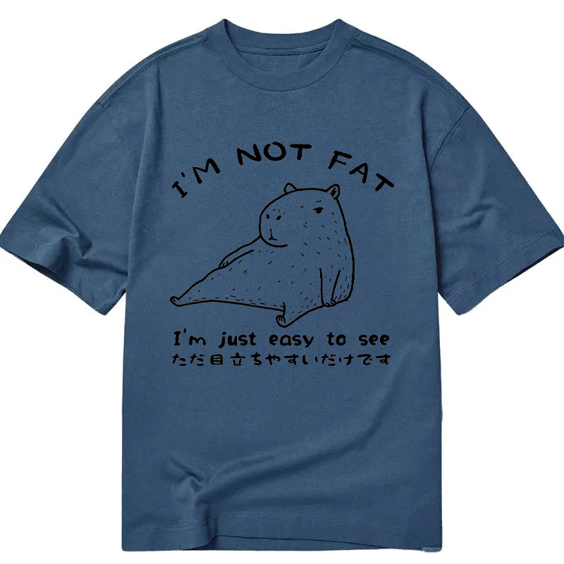 Tokyocanvas Capybara Fat Just Easy to See Classic T-Shirt