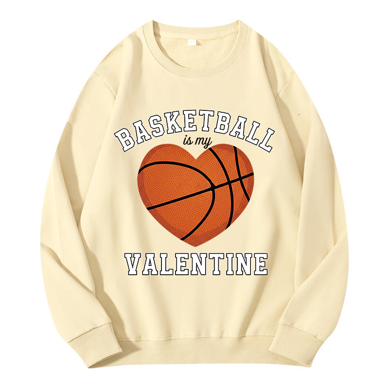 Tokyocanvas Basketball Is My Valentine Classic Sweatshirt