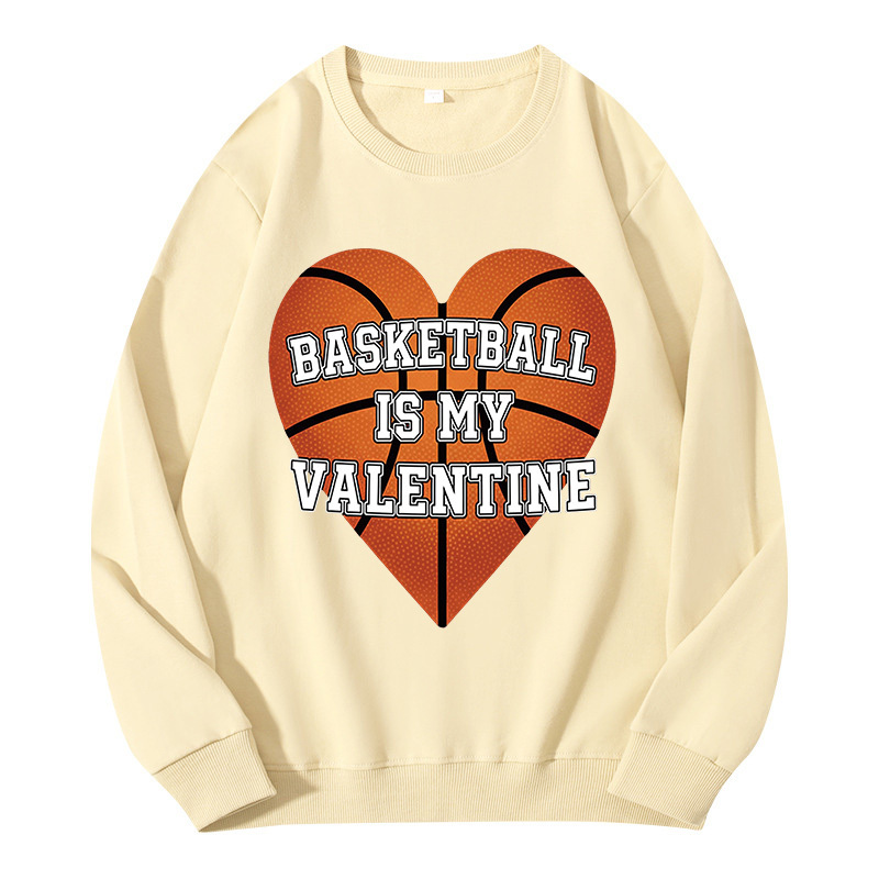 Tokyocanvas Heart Basketball Valentine Classic Sweatshirt