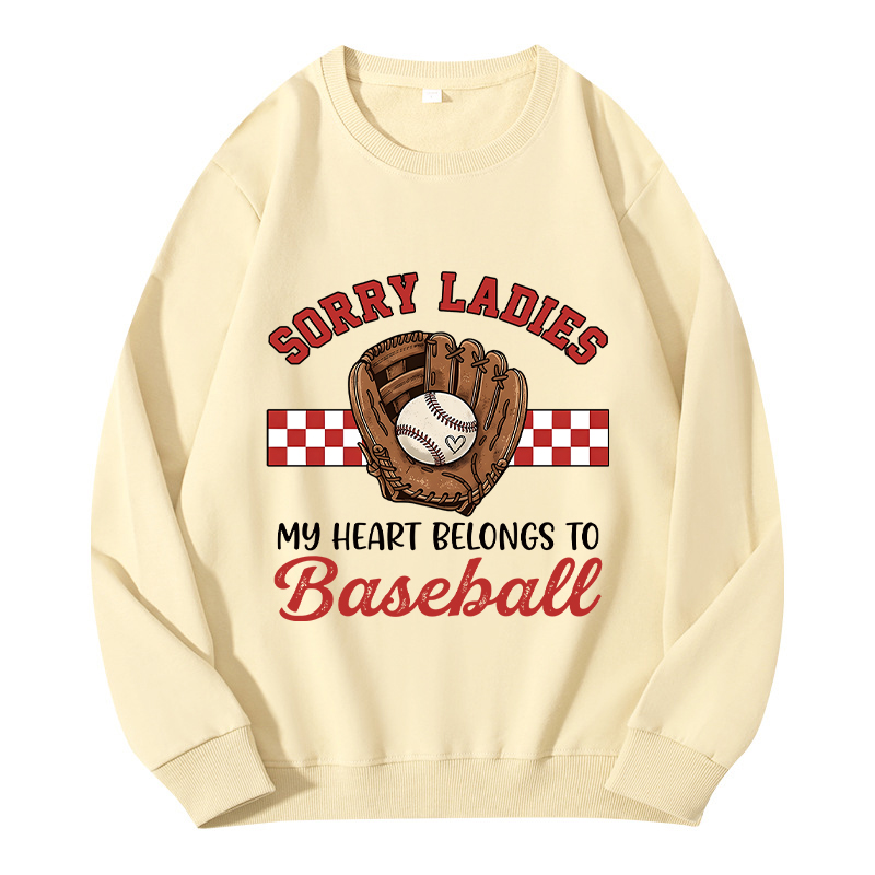 Tokyocanvas Funny Baseball Valentine Classic Sweatshirt