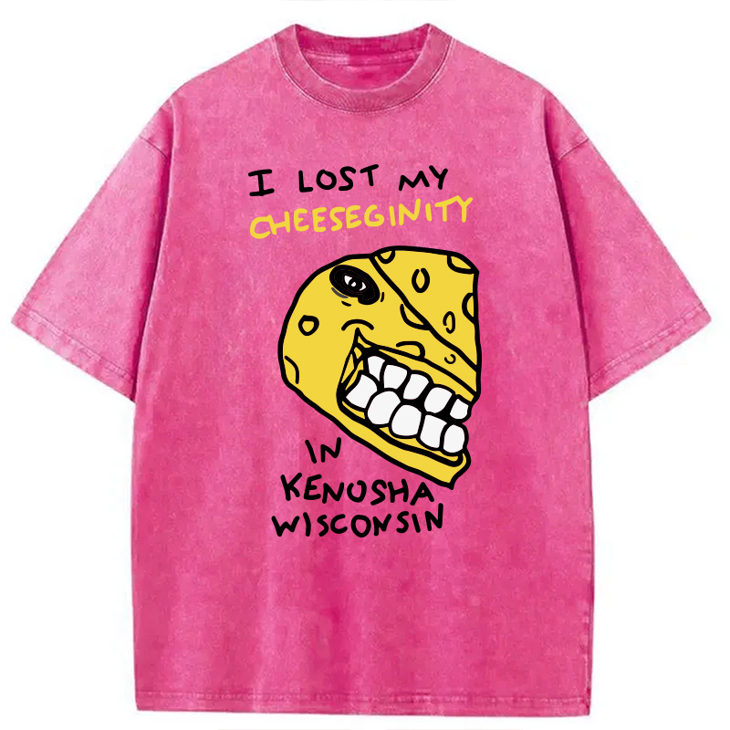 Tokyocanvas I Lost My Cheeseginity Washed T-Shirt