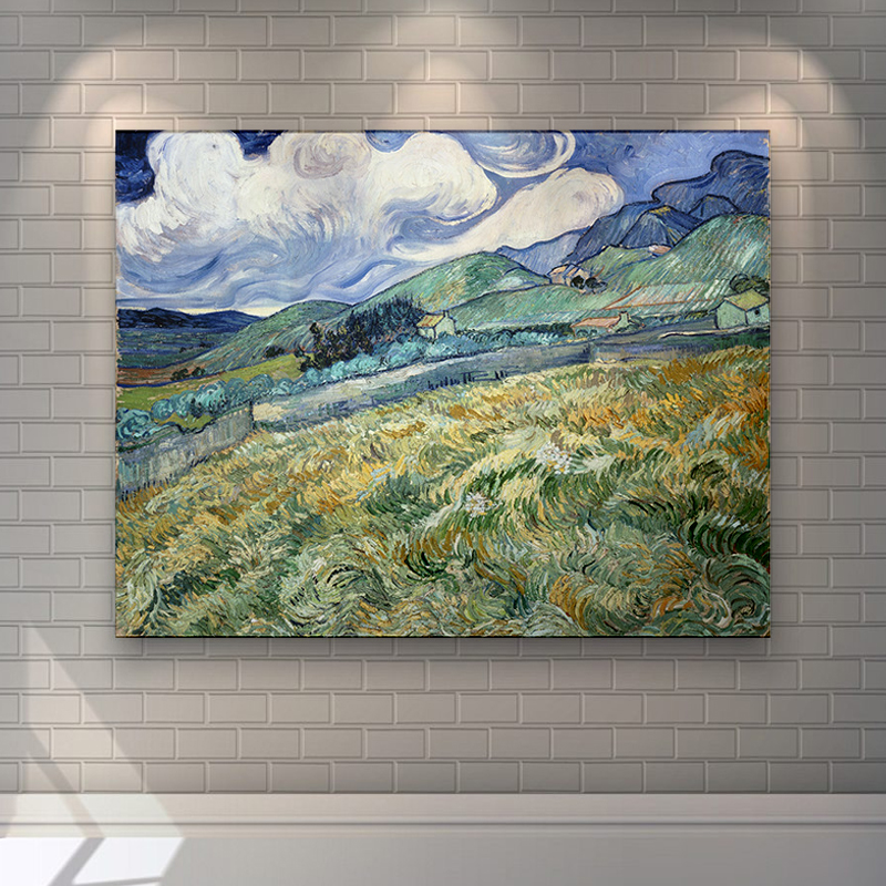 Tokyocanvas Landscape From Saint-Remy Print