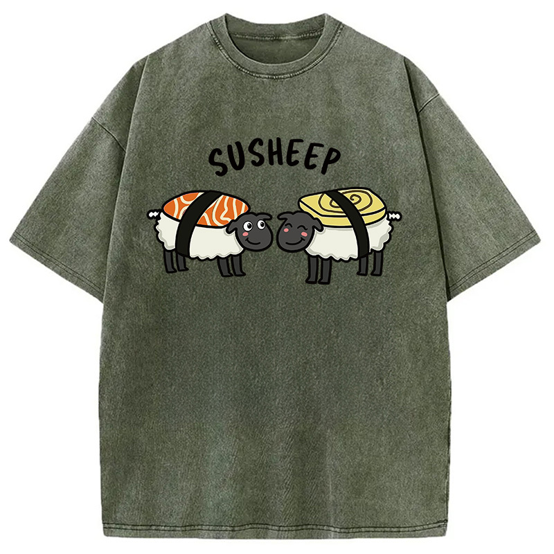 Tokyocanvas Susheep Washed T-Shirt