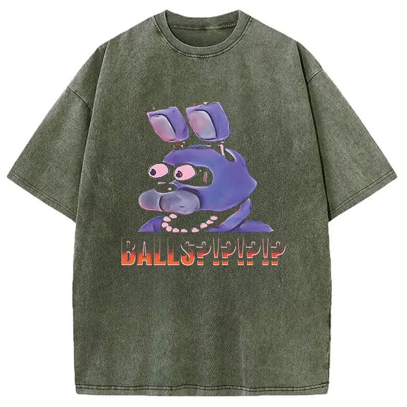 Tokyocanvas Balls?! Washed T-Shirt