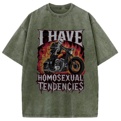 Tokyocanvas I Have Homosexual Tendencies Washed T-Shirt