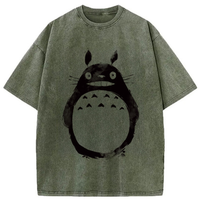 Tokyocanvas Forest Spirit Ink Washed T-Shirt