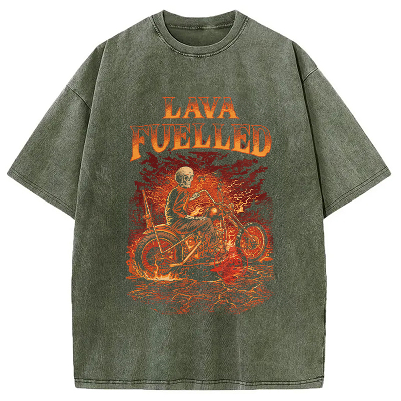 Tokyocanvas Lava Fuelled Washed T-Shirt