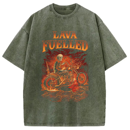 Tokyocanvas Lava Fuelled Washed T-Shirt