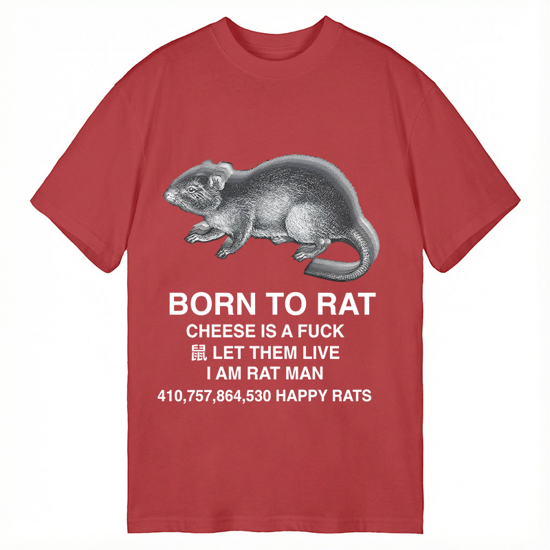 Tokyocanvas Born To Rat Meme Classic T-Shirt