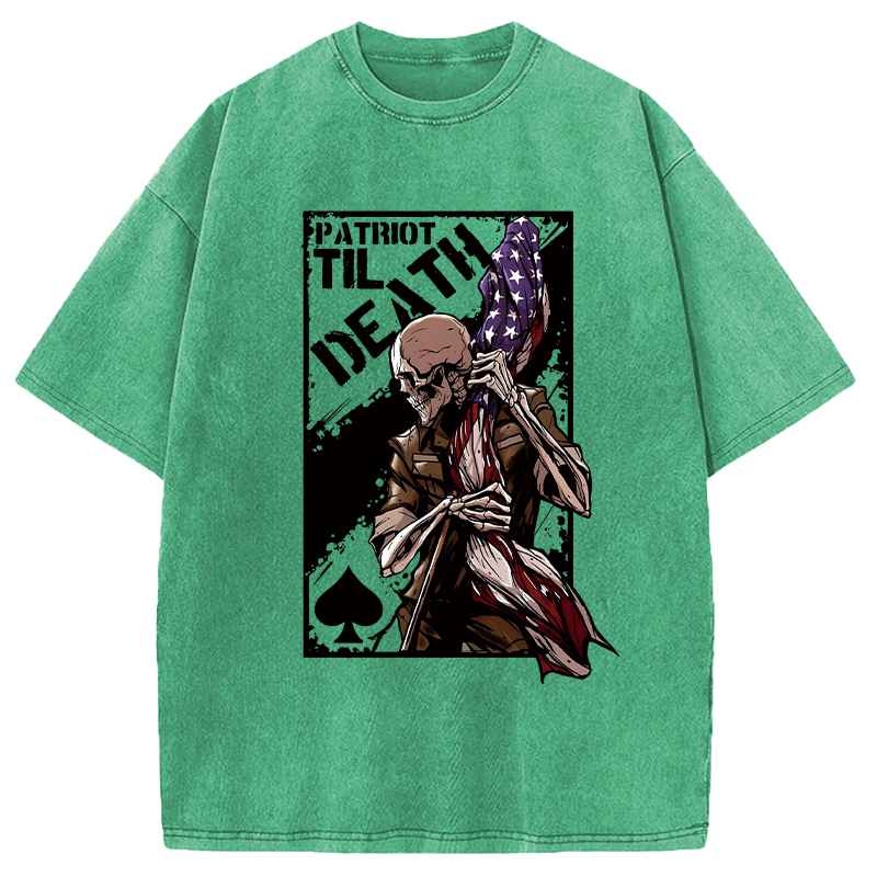 Tokyocanvas Patriot Til Death Washed T-Shirt