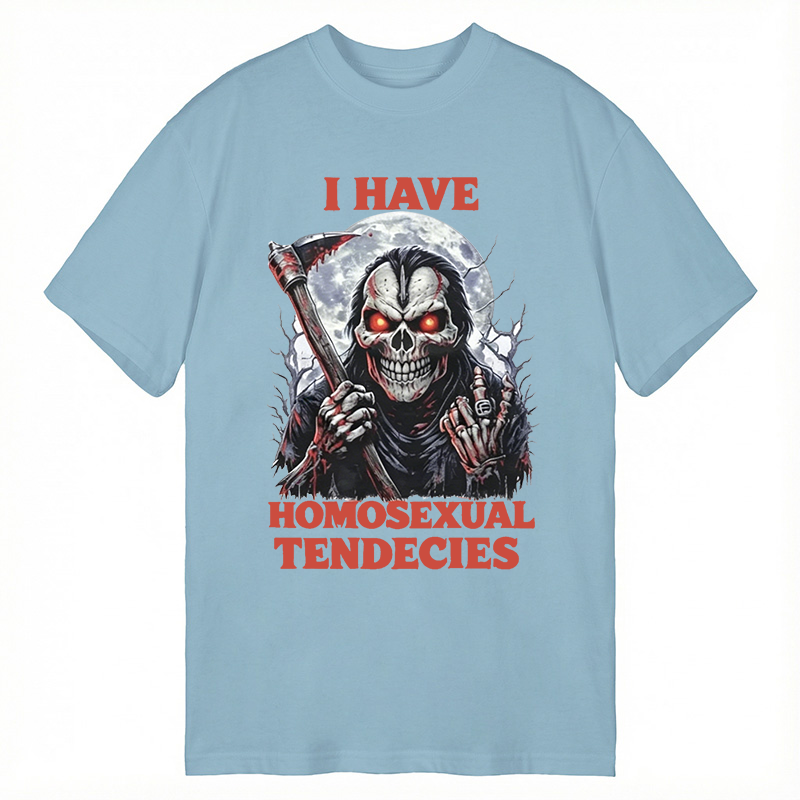 Tokyocanvas I Have Homosexual Tendencies Funny Werewolf Meme Classic T-Shirt
