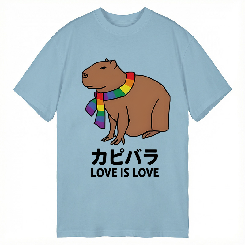 Tokyocanvas Capybara With Love Classic T-Shirt