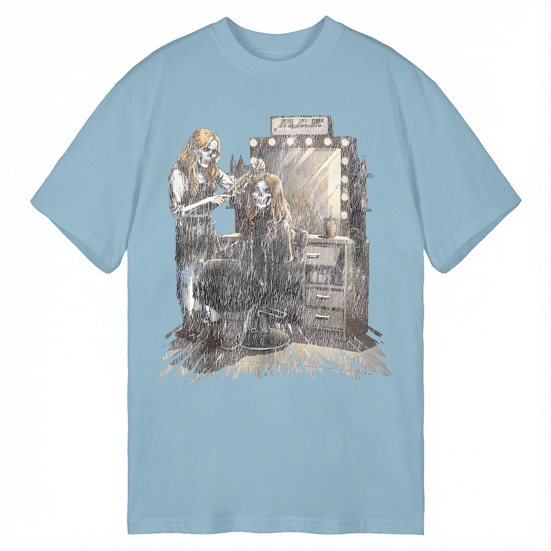 Tokyocanvas Skeleton Hair Cut Classic T-Shirt