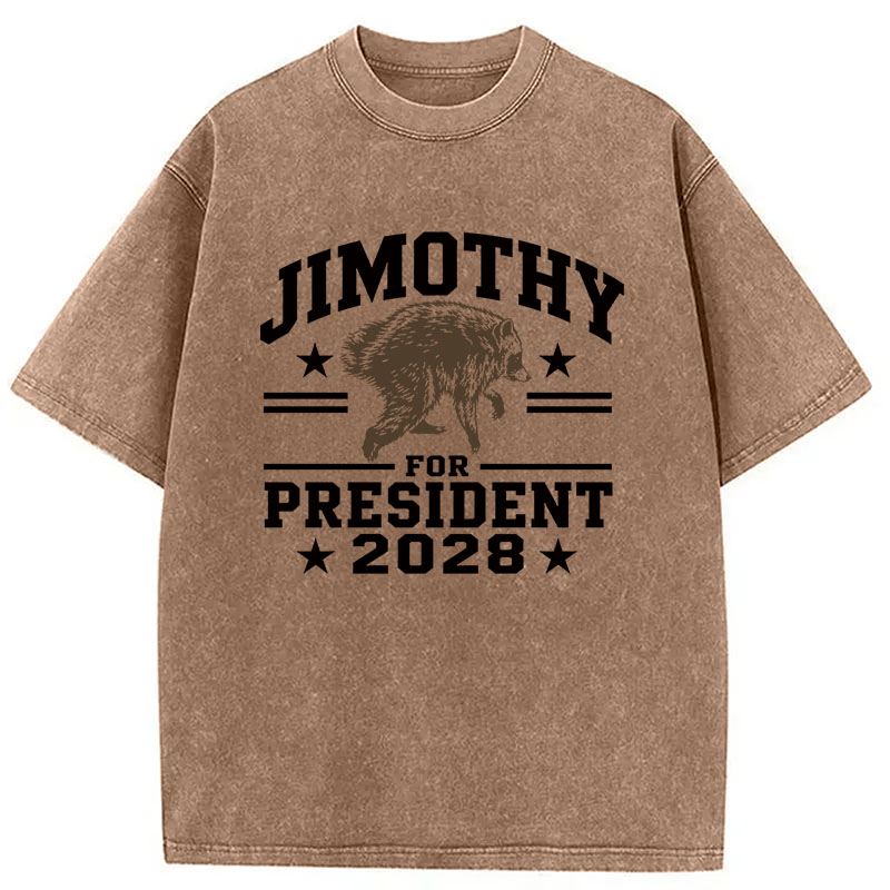 Tokyocanvas Jimothy for President Washed T-Shirt