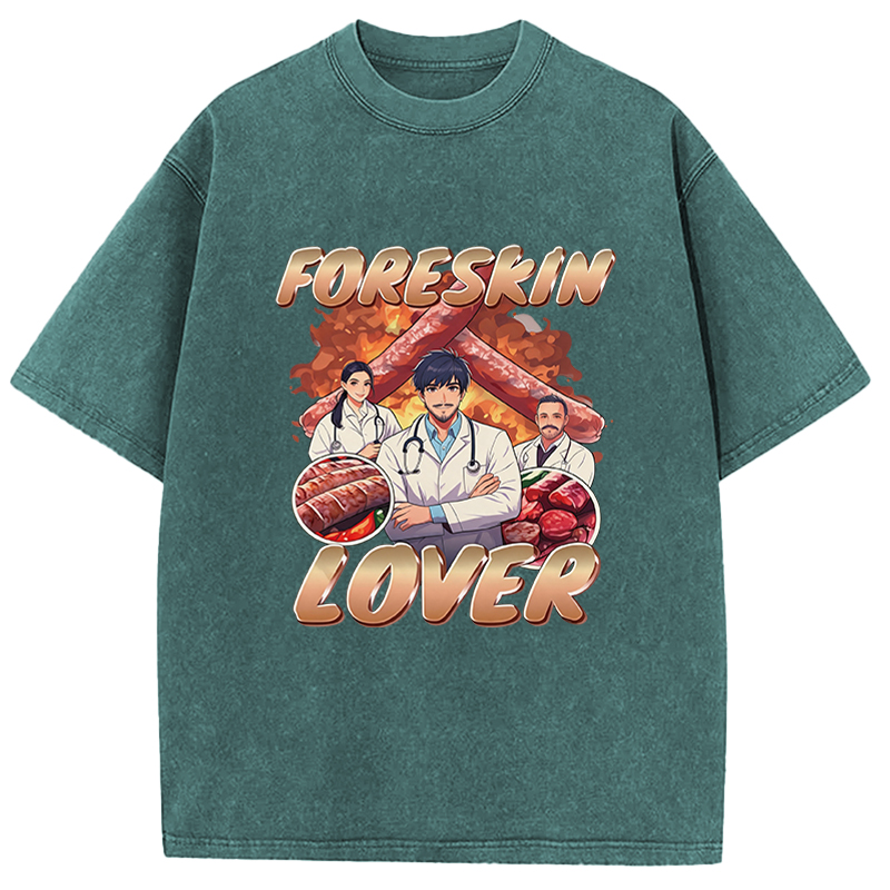Tokyocanvas Foreskin Lover Washed T-Shirt