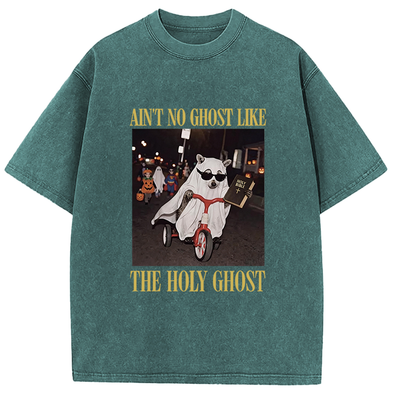 Tokyocanvas Holy Ghost Shirt Fall Christian Apparel Washed T-Shirt