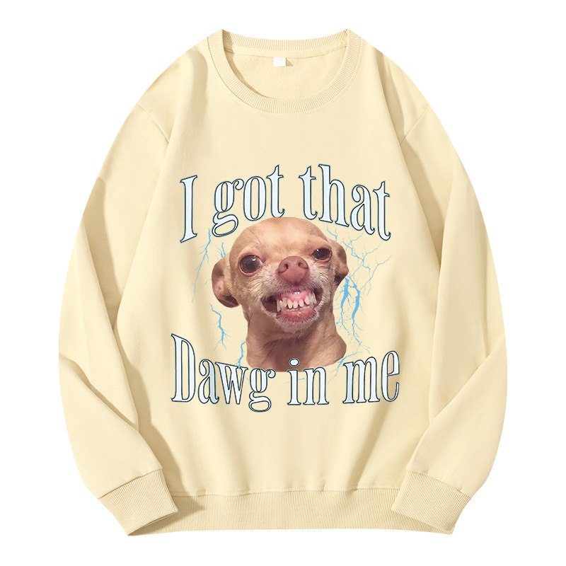 Tokyocanvas Chihuahua Funny Meme Classic Sweatshirt