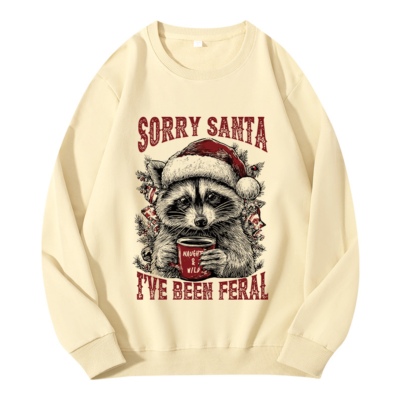 Tokyocanvas Sorry Santa I've Been Feral Classic Sweatshirt