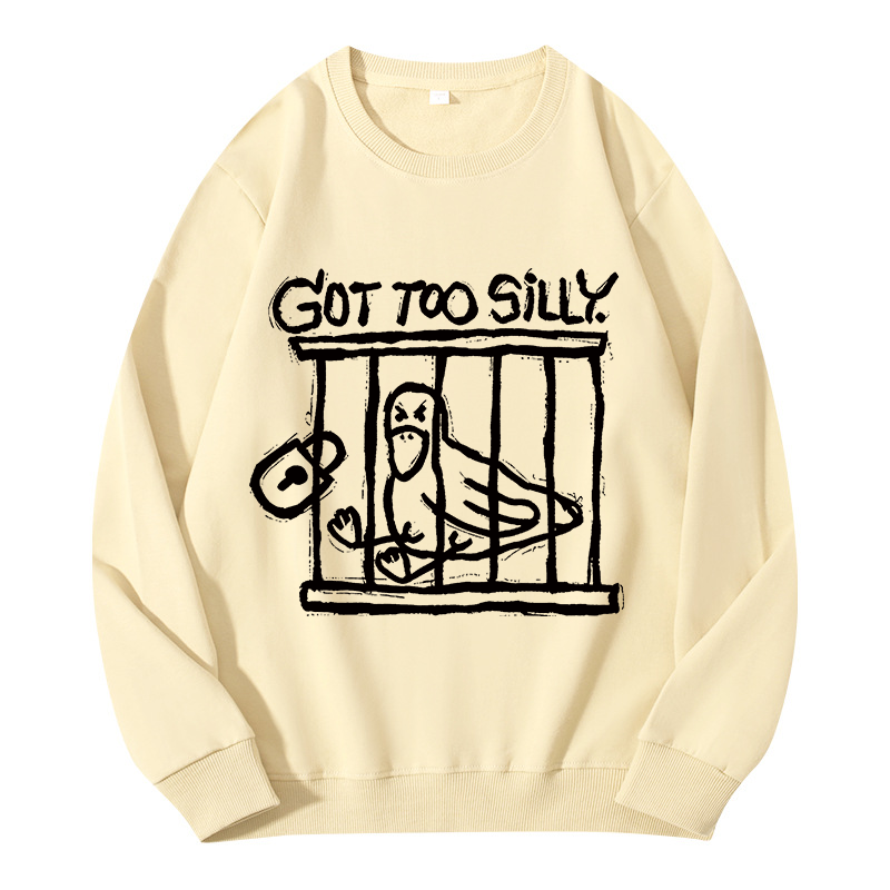 Tokyocanvas Lock Up A Stupid Goose Classic Sweatshirt