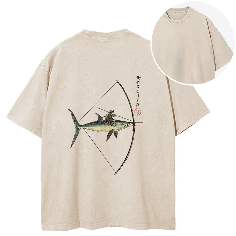 Tokyocanvas I Am Speed Back Washed T-Shirt