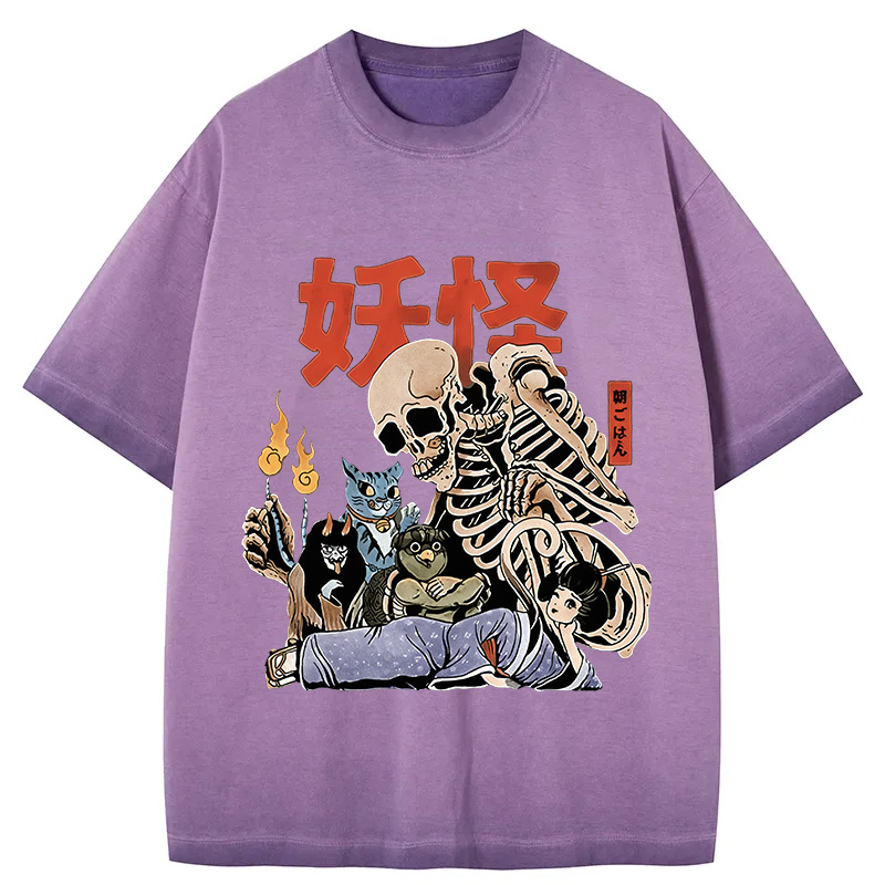 Tokyocanvas The Yokai Club Gradient Washed T-Shirt