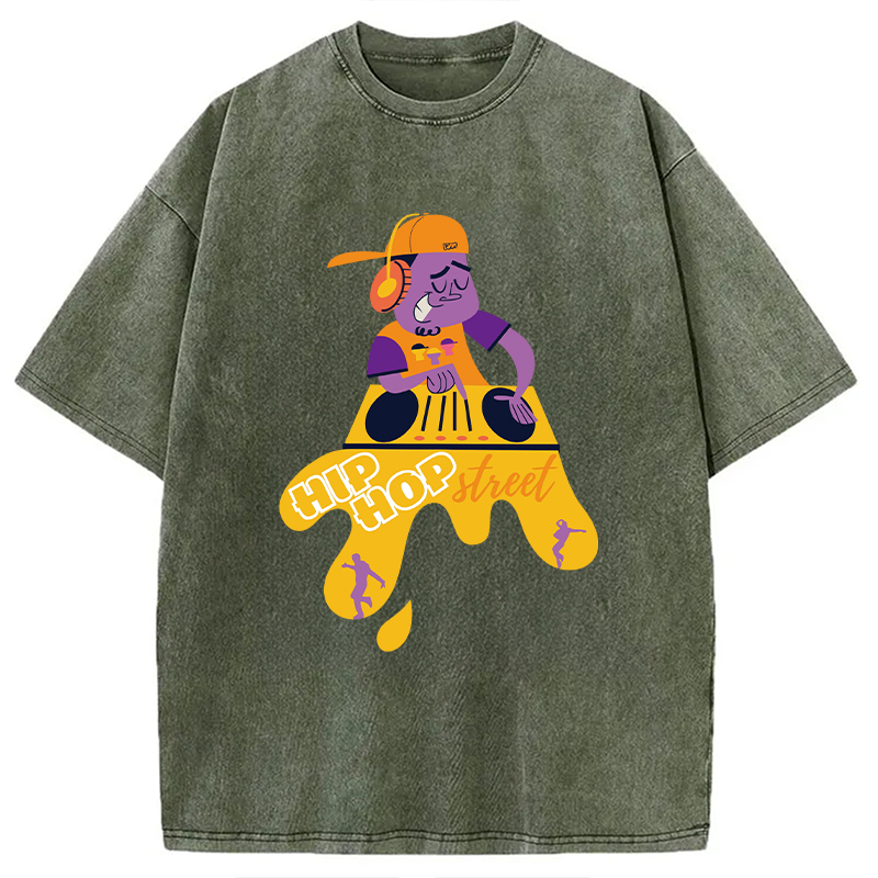 Tokyocanvas Hiphop Lover Street Washed T-Shirt