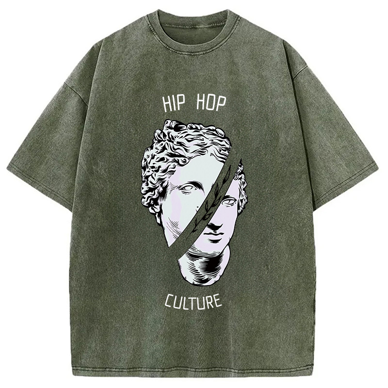 Tokyocanvas Hip Hop Culture Washed T-Shirt
