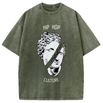 Tokyocanvas Hip Hop Culture Washed T-Shirt