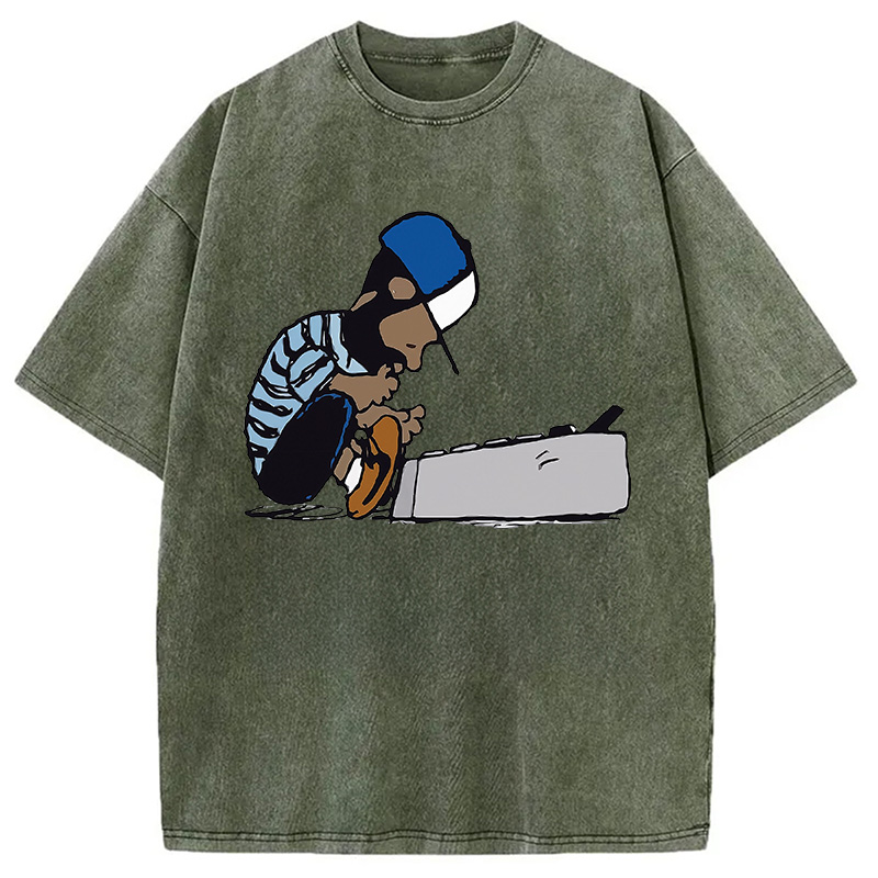 Tokyocanvas J Dilla Design Washed T-Shirt