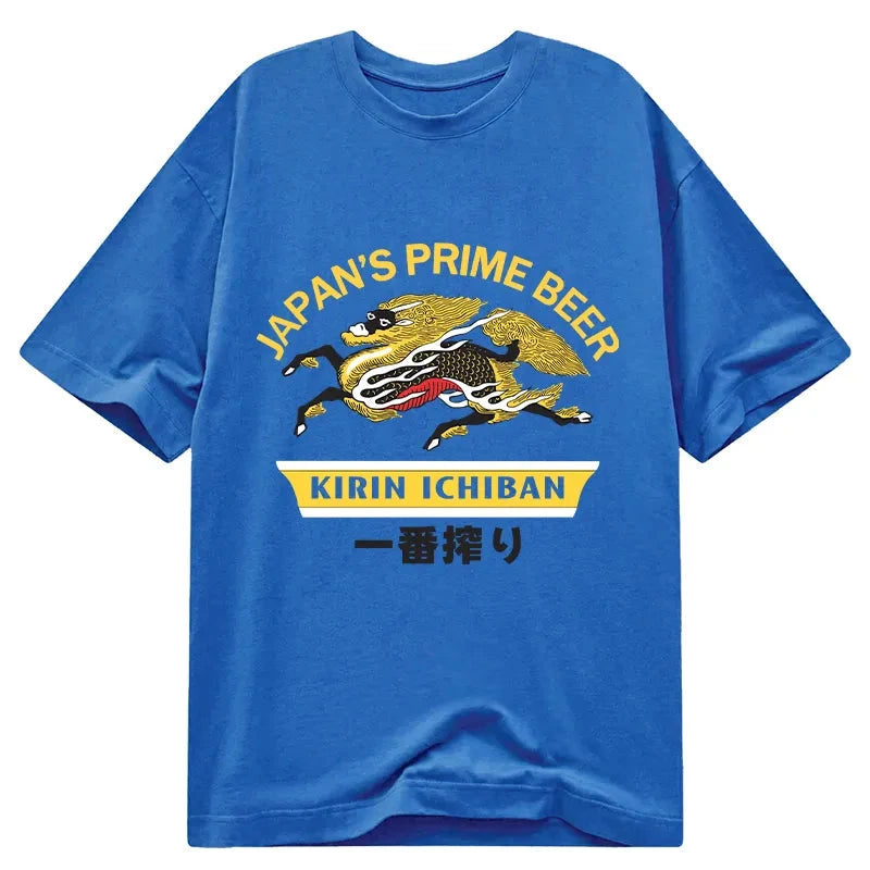 Tokyocanvas Kirin Ichiban Beer Logo Japanese Classic T-Shirt