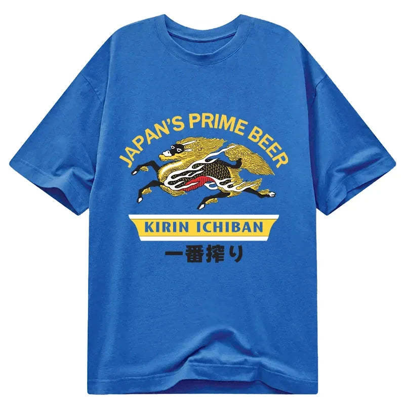 Tokyocanvas Kirin Ichiban Beer Logo Japanese Classic T-Shirt
