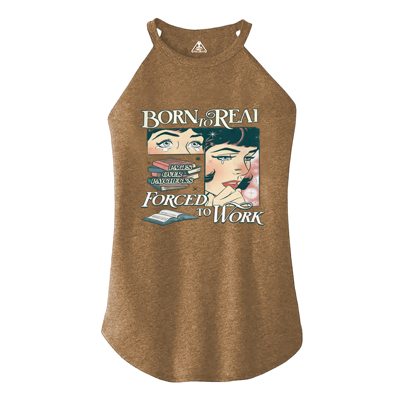 Tokyocanvas Born To Read Cotton Tank