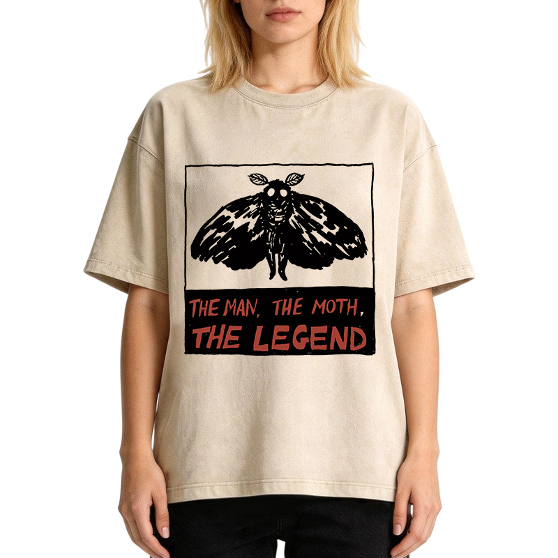 Tokyocanvas The Man The Moth The Legend Washed T-Shirt