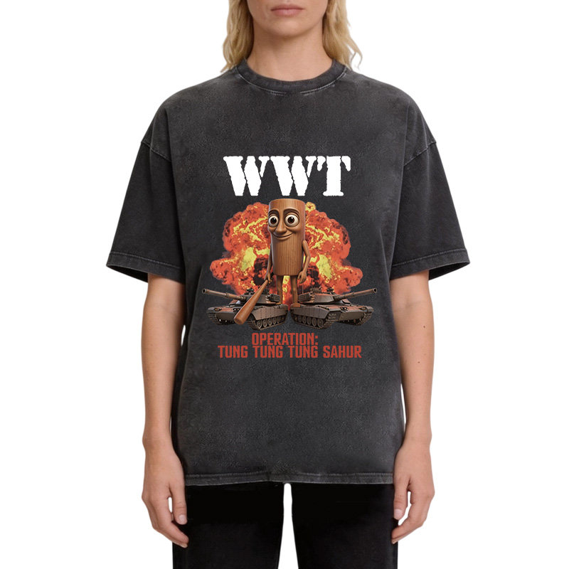 Tokyocanvas World War Tung Washed T-Shirt