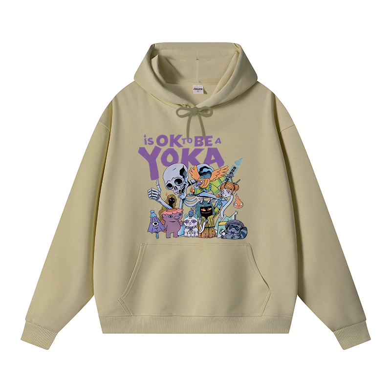 Tokyocanvas It's Ok To Be A Yokai Fleece Lined Hoodie