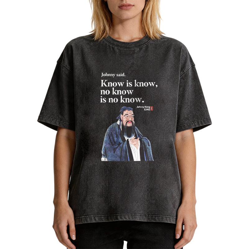 Tokyocanvas Know is Know Washed T-Shirt