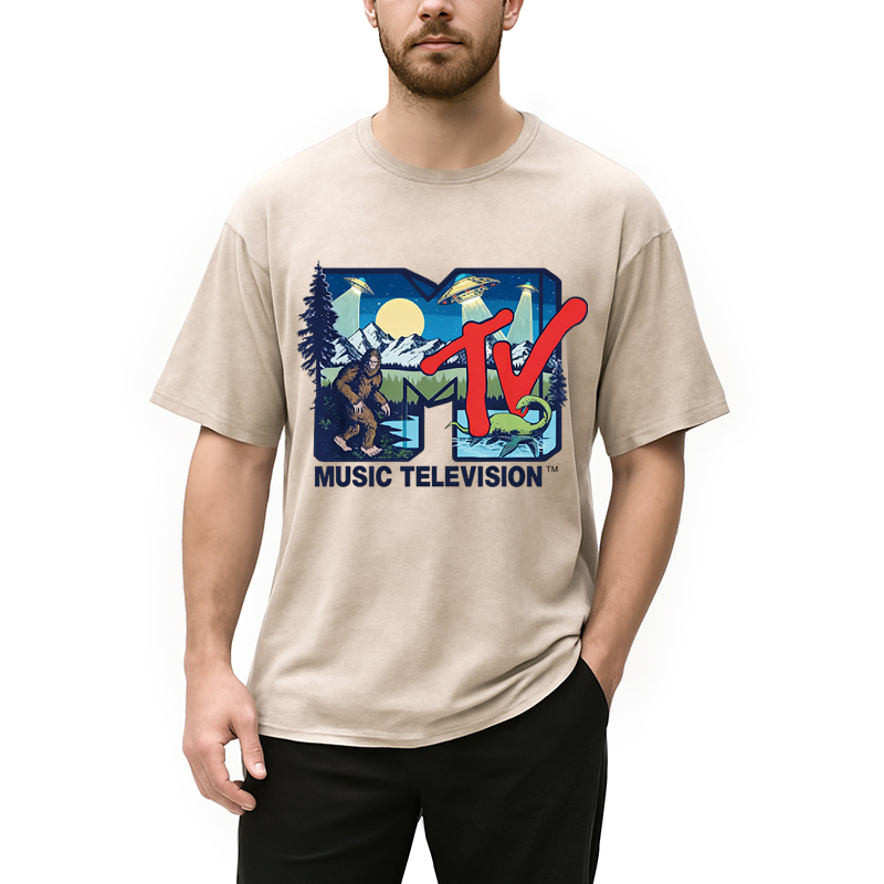Tokyocanvas Cryptid MTV Washed T-Shirt