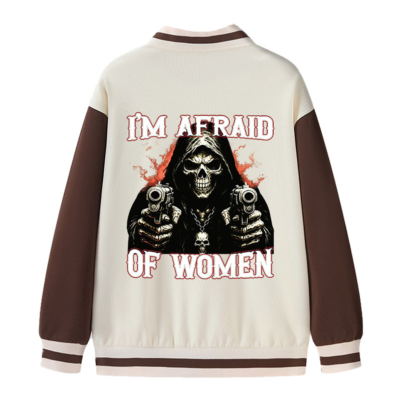 Tokyocanvas I'm Afraid Of Women Varsity Jacket