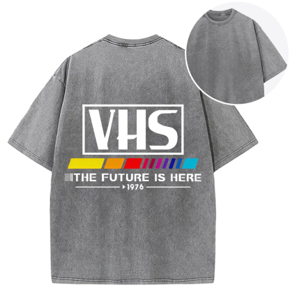 Tokyocanvas VHS 1976 Vintage Back Washed T-Shirt