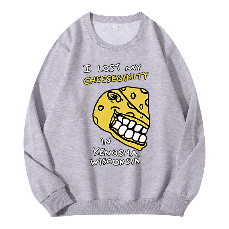 Tokyocanvas I Lost My Cheeseginity In Kenosha Wisconsin Food Humor Classic Sweatshirt