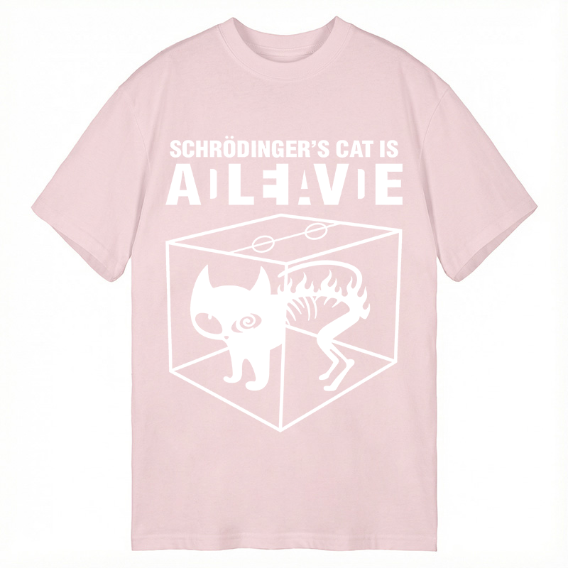 Tokyocanvas Schrodingers Cat Science Classic T-Shirt