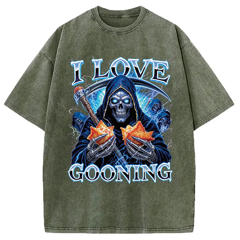Tokyocanvas I Love Gooning Washed T-Shirt